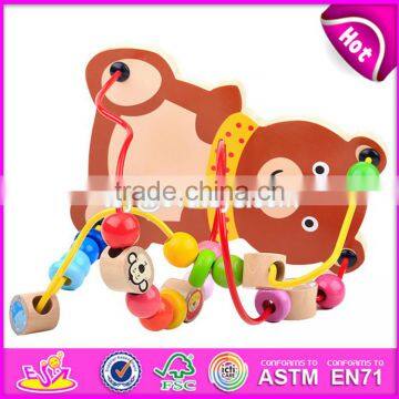 2017 New Design Educational Kids Play Wooden Toy Bead Maze W11B135 photo-6