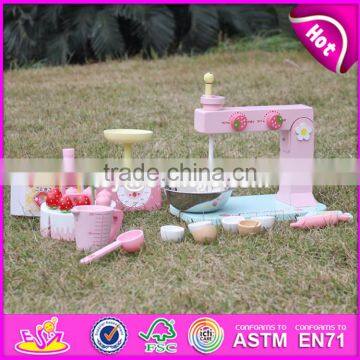 2017 New Products Children Pretend Play Wooden Toy Set Make a Cake W10D013 photo-6