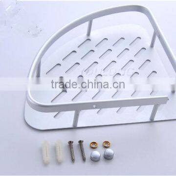 Hot Sale Never Rust Bathroom Aluminium Single Corner Shelf China Supplier Bathroom Corner Towel Shelf photo-2