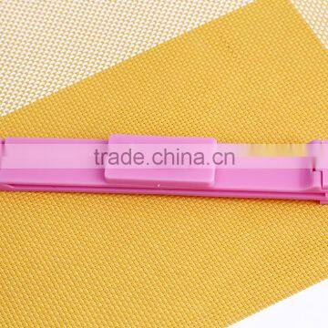 AOY15 Plastic Handle Hair Scissors Set, Easy Carry Safty Hair Cutting Scissors With Comb photo-3