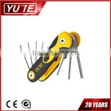 2017 marketing Yute 8PCS curve allen wrench set