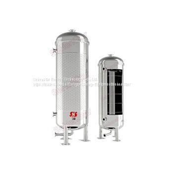 Embossed Design Stainless Cold Pillow plate condenser for chemical generation industry