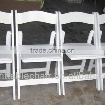 white wedding folding wood chairs factory directly sale