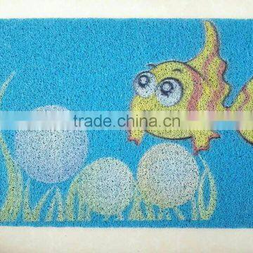 finely processedCartoon pvc plastic floor mat