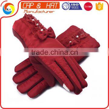 Customized Thinsulate Thermal Lined Stretch Winter Acrylic Knitted Glove for Mobile Phone photo-4