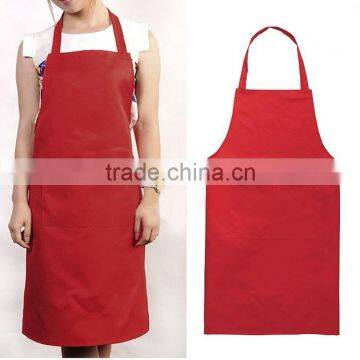 Custom Polycotton Plain Color Cooking Apron Kitchen Apron photo-3