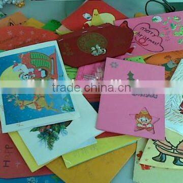 High Quality Custom 3D Kids Cute Christmas Card
