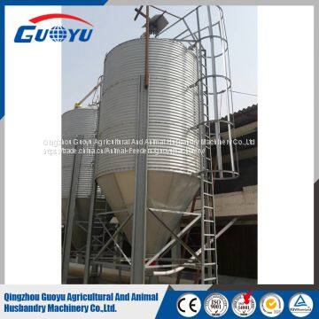 Galvanized Poultry Farm Equipments Chicken Feeder For Steel Silo