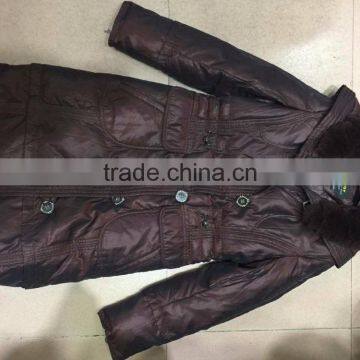 GZY Lady Down Jacket Keep Warm Big Size Long Model Stock 2017 Literature and Art Adult Guangzhou Factory photo-5