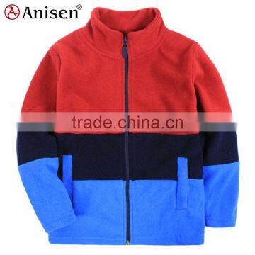 chinese supplier multi color fleece kids clothing jackets