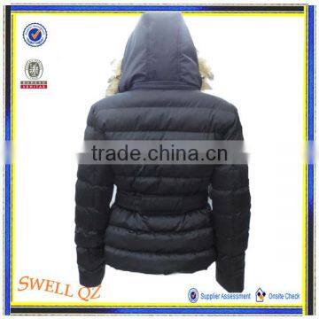 Wholesale Women Fashion Coat With Fur Hood photo-2
