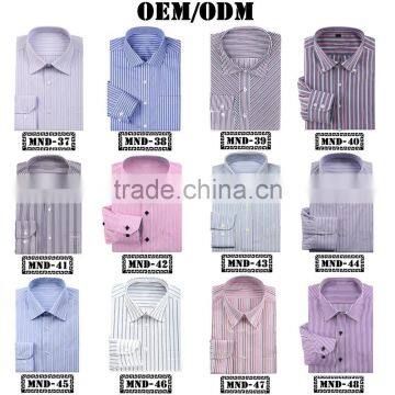 Excellent Quality Latest Style 100% Polyester Plaid Design Patterns Mens Shirt photo-3