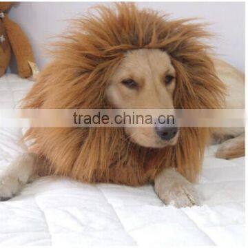 Pet Costume Lion Mane Wig for Dog Cat Halloween Clothes photo-3