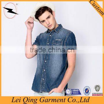 Mens Clothing Quality Denim Shirt for Men photo-2