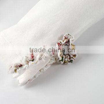 100%Cotton Baby Long Pants White Knitted Pants For Baby Girl photo-3