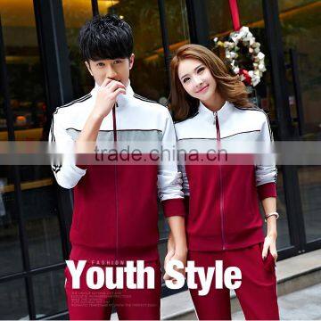 Hot Sale Couples Sports Suit Wholesale Custom Popular Tracksuit Couple photo-2