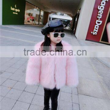 Fashion Kids Clothes Winter Fur Coat for Girls Baby Clothes Parka Elegant Clothing for Girls Girl Outerwear Luxury Faux Fur photo-2