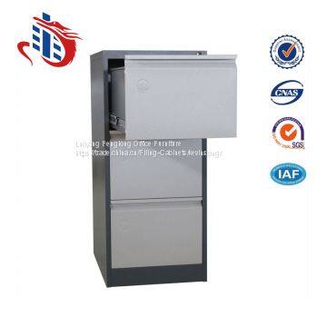 Office Staff KD Structure 3 Drawers A4 Folder Metal File Cabinet photo-2