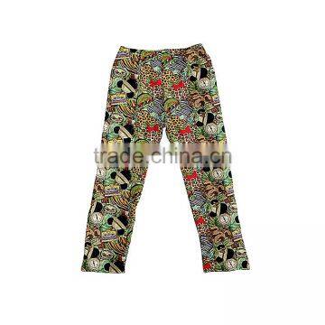 Wholesale Giggle Moon Latest Design Fall and Winter Children Girls Cotton Triple Ruffle Leopard Grain Pants photo-2
