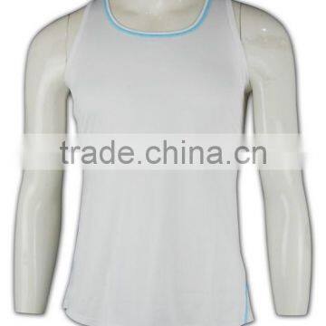 China Manufactory High Quality Dri-fit White Low MOQ Custom Vests