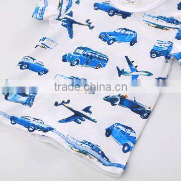 Wholesale Summer Cotton Priting Kids Girl Short Sleeve t Shirts photo-3