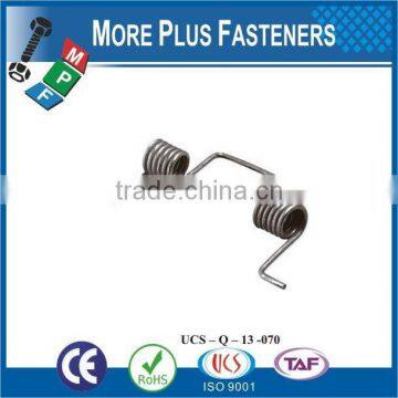 Made IN TAIWAN high qualiy small spring stainless steel spring Double Torsion Spring