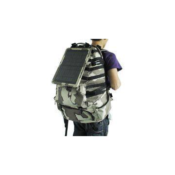 Solar Energy Product Laptop Backpack with Solar Panel Charger 07-0