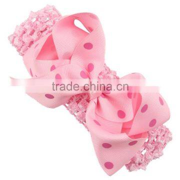 Kids Girls Baby Headband Toddler Bow Clip Hairband Headwear