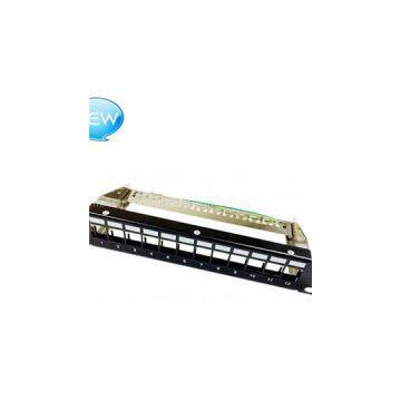 FTP Blank Patch Panel 12 Port(Suit To Load Cat.5e/Cat.6/Cat.6A