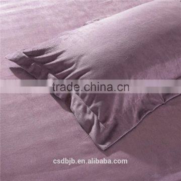 2017 NEW DESIGN SUPER SOFT MICROFIBER PURPLE 4PCS BEDDING SET photo-3