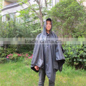 4 in 1 Polyester Fabric Raincoat Blanket