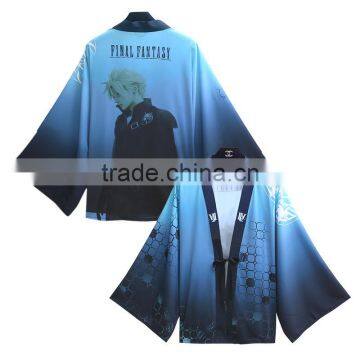 Final Fantasy Blue Cartoon Wholesale Cosplay Anime Costume photo-5