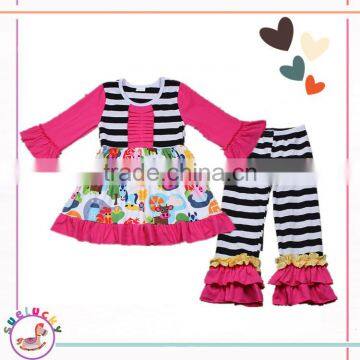 JN27-10 Designer baby clothes dress and pants suits Cute baby clothes for girls