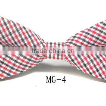 Cotton Checkered Children Kid Boy Toddler Baby Child Pre Tied Neck Bow Tie photo-5