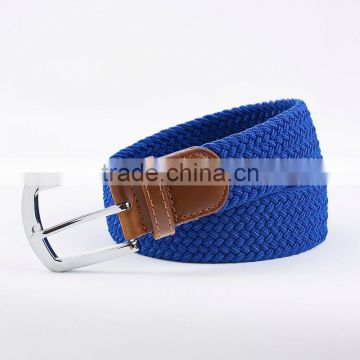 Customized durable men braided leather belt