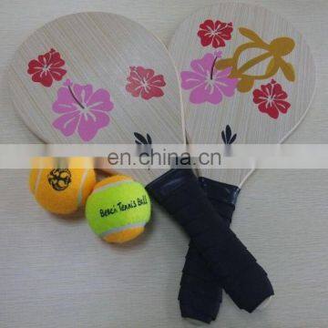 Promotion Outdoor Sports Wood Beach Paddle Beach Tennis Racket Professional photo-5
