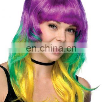 CGW-067 Multicolour Wig Carnival wig Halloween wig