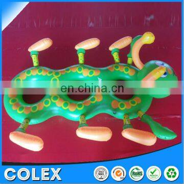 Inflatable Baby Float Boat Carpenterworm Shape Animals Swimming Ring Safty PVC Material photo-6
