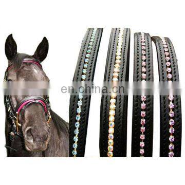 horse riding leather browbands