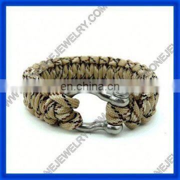 YUAN fashion survival bracelet stainless steel supplier