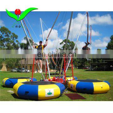 Game of children inflatable bungee trampoline 4 persons