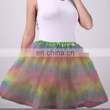 BestDance Women Adult Teen Organza Dancewear Tutu Ballet Pettiskirt Princess Party Skirt