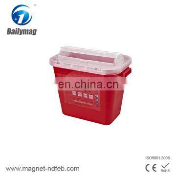 Round Medical Waste Bins Sharps Box Waste Container