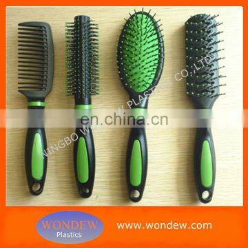 Professional salon hair brush with nylon bristle