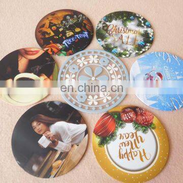 Non-slip Coaster Pvc Tea Cup Mat With 2D Logo photo-6
