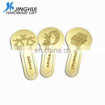 Personalized Metal Craft Unique Design Engraved Custom Logo Metal Bookmark