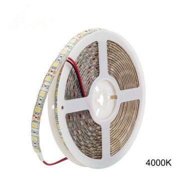 DC12V Neutral White 4000K LED strip 5050 60led/m,5m/lot flexible light 5050 LED Strip Light IP20 IP65