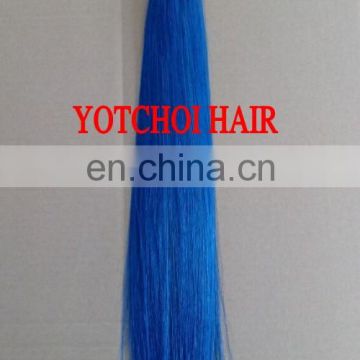 Fashion Color Water Green Hair Products,Flat Tip Hair Extension 1G/Strand