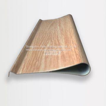Water Drop Aluminum Ceiling for Station/ Wooden Grain Aluminum Linear Ceiling/Perforated Aluminum Linear Ceiling photo-2