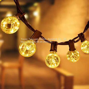 American Outdoor Lamp Holder, UL Lamp String, American Holiday Christmas Tree Decorative Lamp, American Lamp Holder Power Cord. photo-4